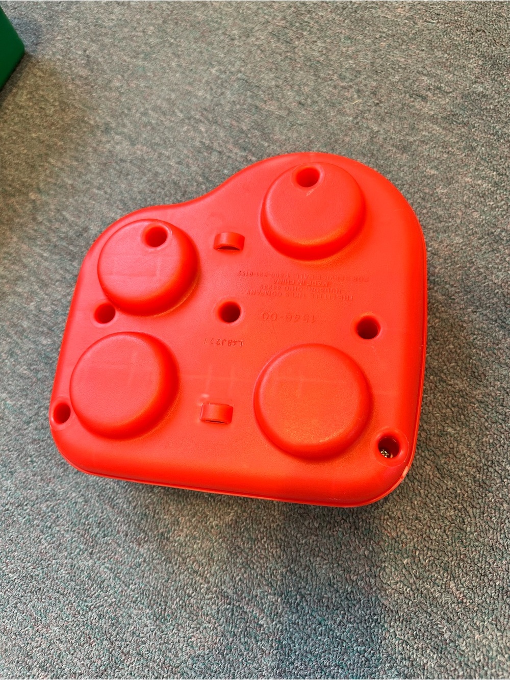 Vintage LITTLE TIKES Piano Xylophone Tap a Tune Red Toddler Musical BABY Toy - Picture 6 of 6